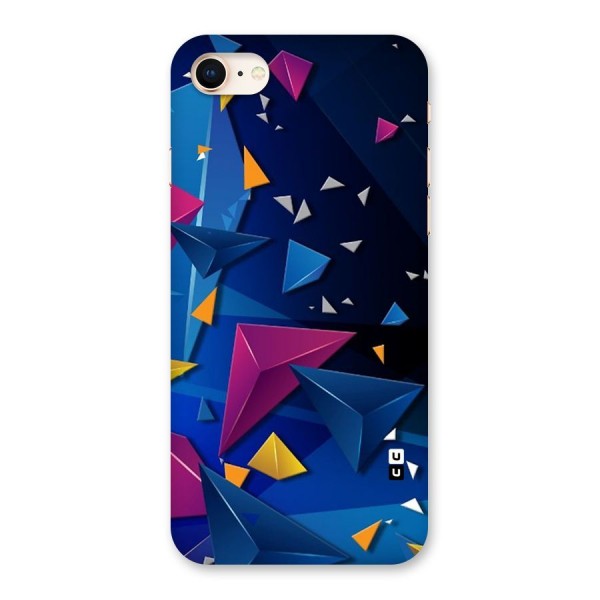 Space Colored Triangles Back Case for iPhone 8