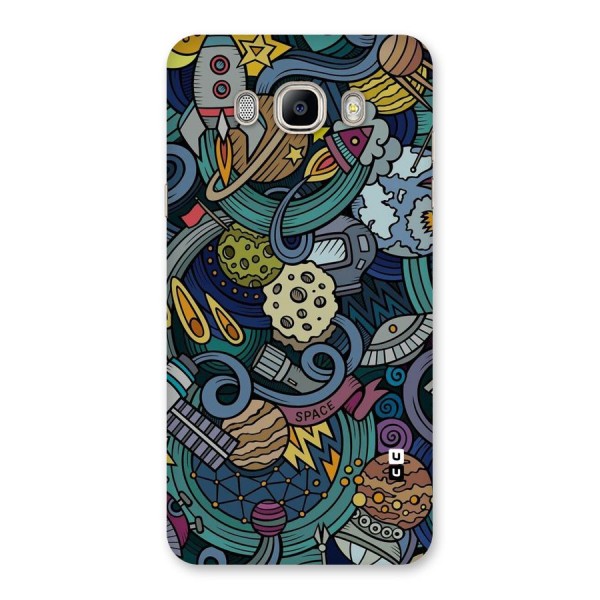 Space Pattern Blue Back Case for Galaxy On8