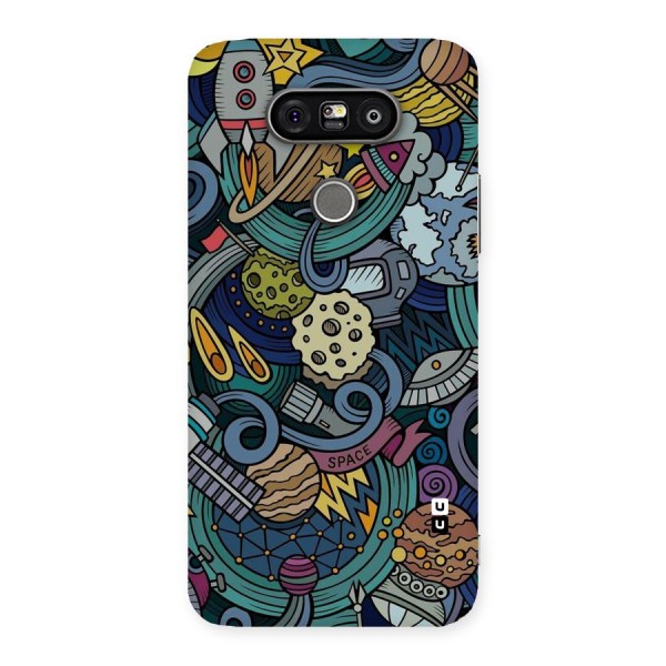 Space Pattern Blue Back Case for LG G5