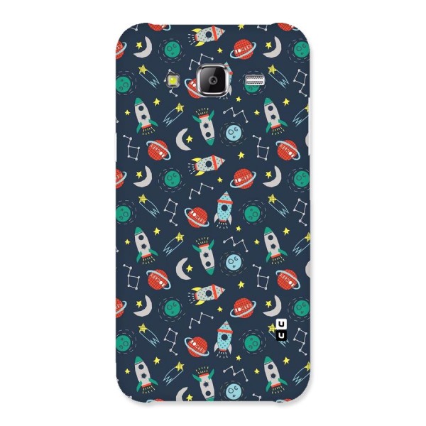 Space Rocket Pattern Back Case for Samsung Galaxy J5