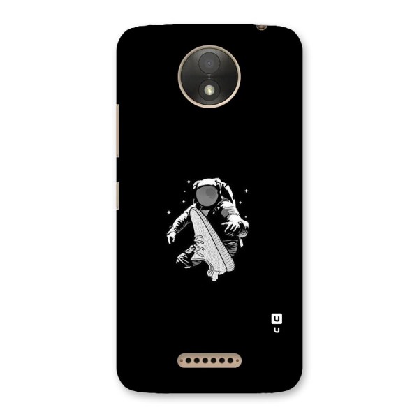 Space Shoe Back Case for Moto C Plus