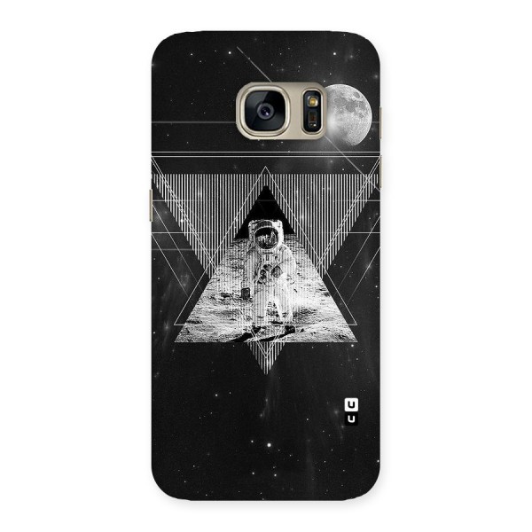 Space Triangle Abstract Back Case for Galaxy S7