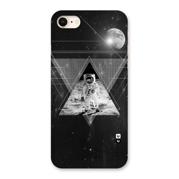 Space Triangle Abstract Back Case for iPhone 8