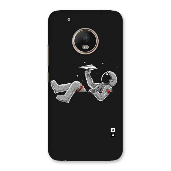 Spaceman Flying Back Case for Moto G5 Plus