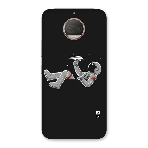 Spaceman Flying Back Case for Moto G5s Plus