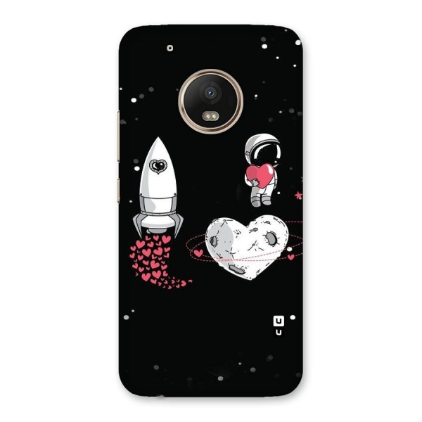 Spaceman Love Back Case for Moto G5 Plus