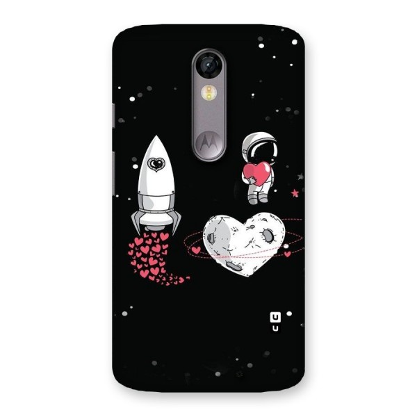 Spaceman Love Back Case for Moto X Force