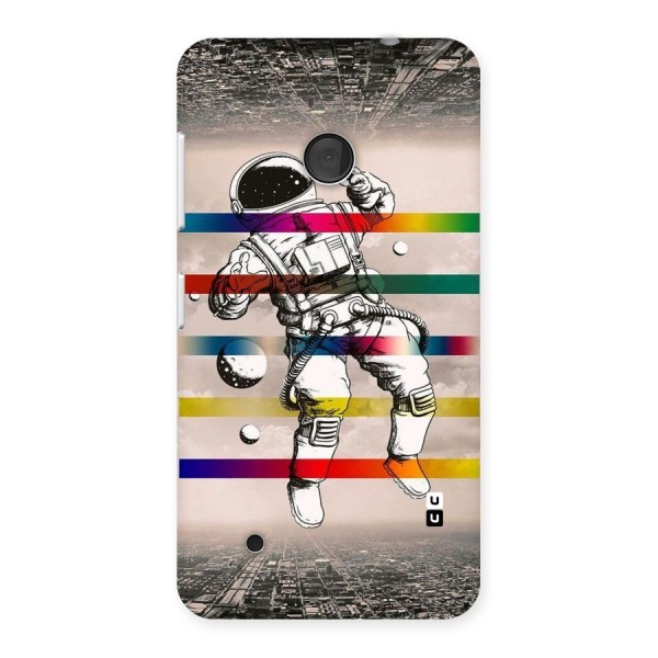 Spaceman Rainbow Stripes Back Case for Lumia 530