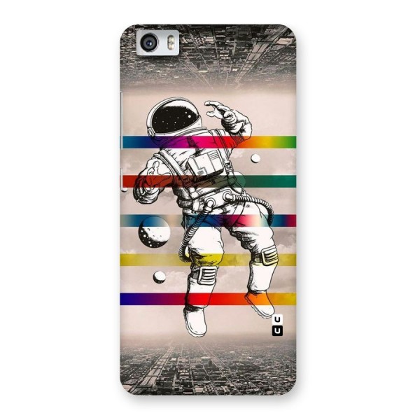 Spaceman Rainbow Stripes Back Case for Xiaomi Redmi Mi5