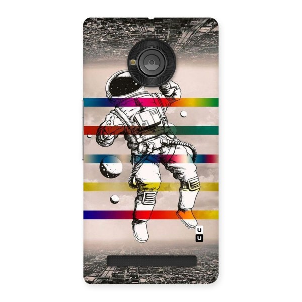 Spaceman Rainbow Stripes Back Case for Yu Yuphoria