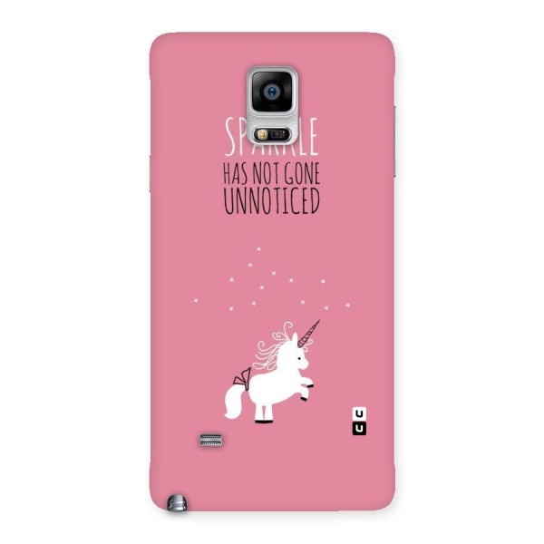 Sparkle Not Unnoticed Back Case for Galaxy Note 4