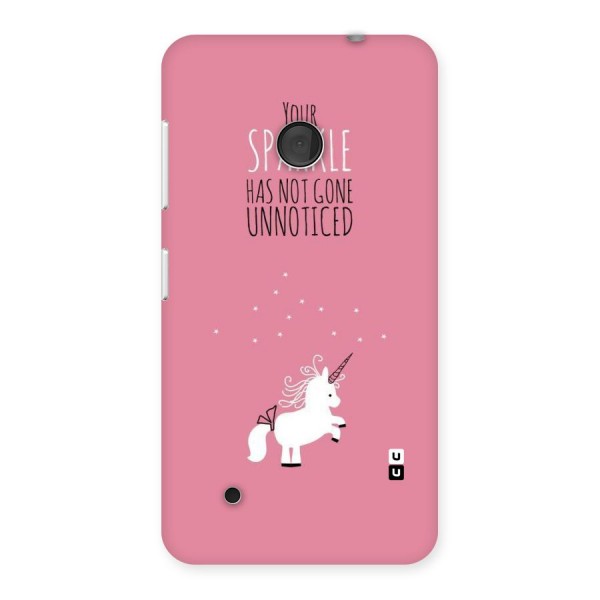 Sparkle Not Unnoticed Back Case for Lumia 530