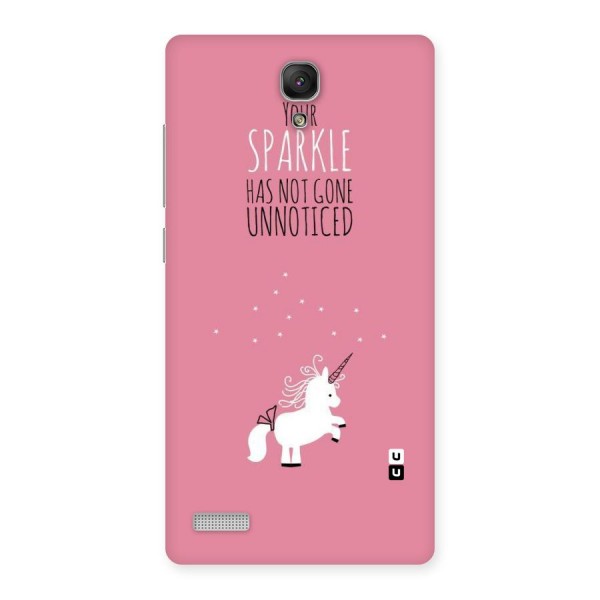 Sparkle Not Unnoticed Back Case for Redmi Note