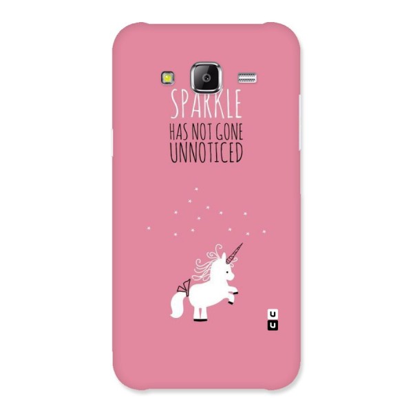 Sparkle Not Unnoticed Back Case for Samsung Galaxy J5