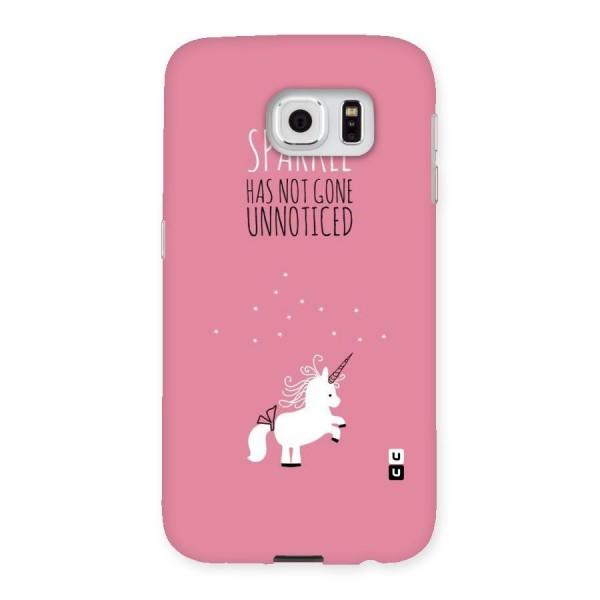 Sparkle Not Unnoticed Back Case for Samsung Galaxy S6