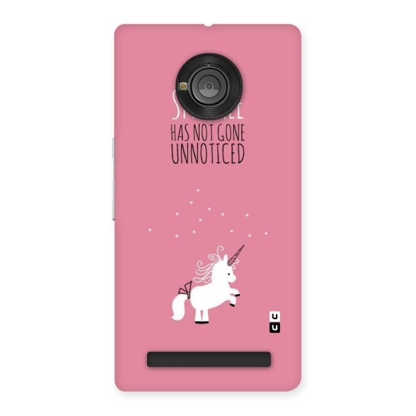 Sparkle Not Unnoticed Back Case for Yu Yuphoria