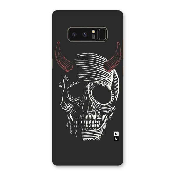 Spooky Face Back Case for Galaxy Note 8