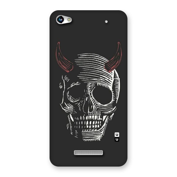 Spooky Face Back Case for Micromax Hue 2