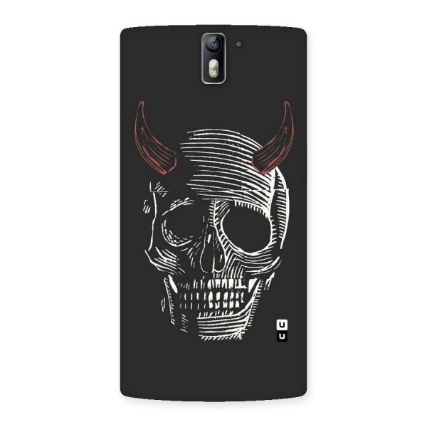 Spooky Face Back Case for One Plus One