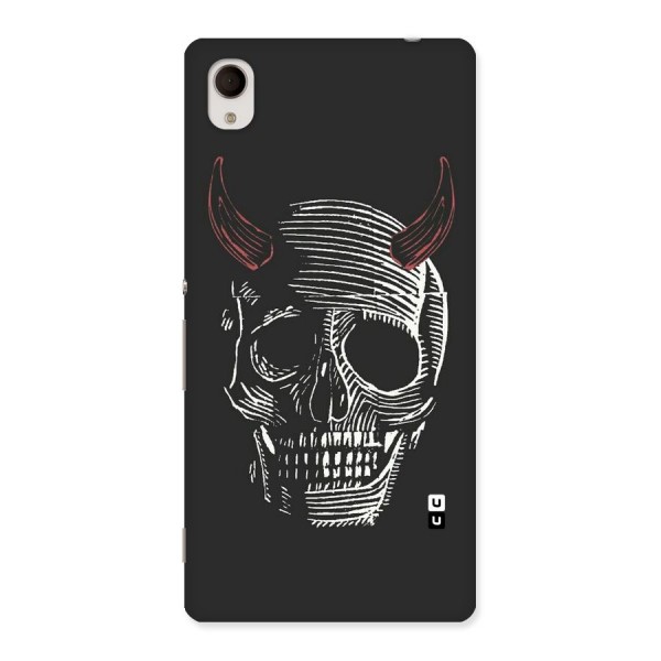 Spooky Face Back Case for Sony Xperia M4