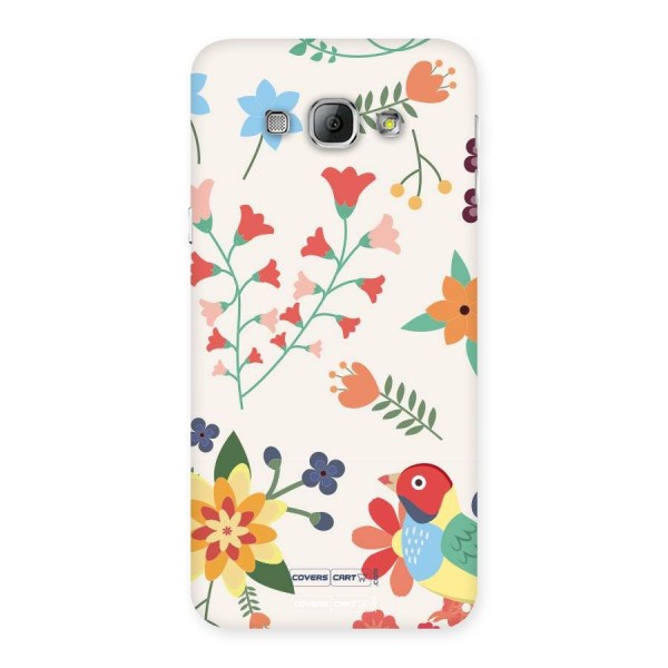 Spring Flowers Back Case for Galaxy A8