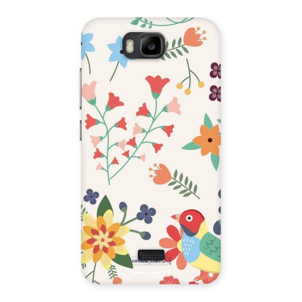 Spring Flowers Back Case for Honor Bee