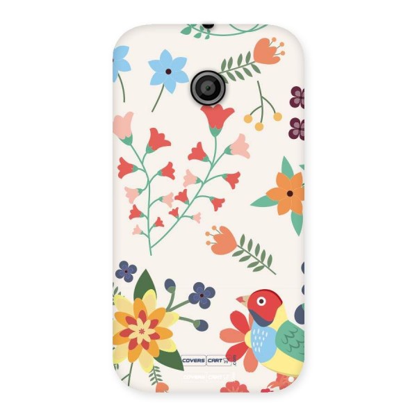 Spring Flowers Back Case for Moto E