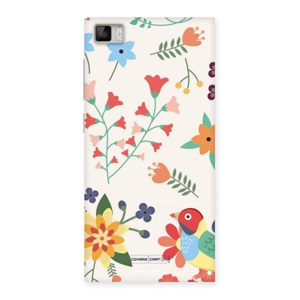 Spring Flowers Back Case for Xiaomi Mi3