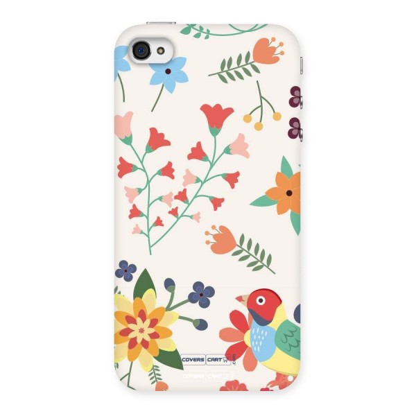 Spring Flowers Back Case for iPhone 4 4s