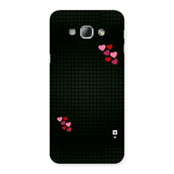 Square and Hearts Back Case for Galaxy A8