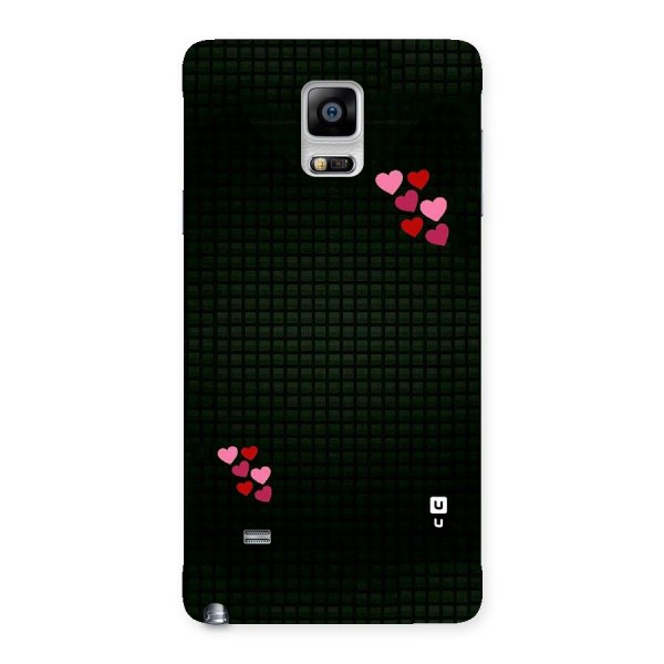 Square and Hearts Back Case for Galaxy Note 4