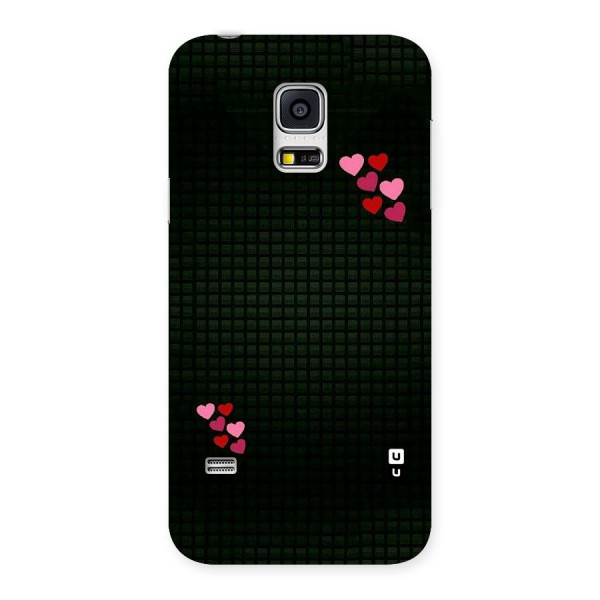 Square and Hearts Back Case for Galaxy S5 Mini