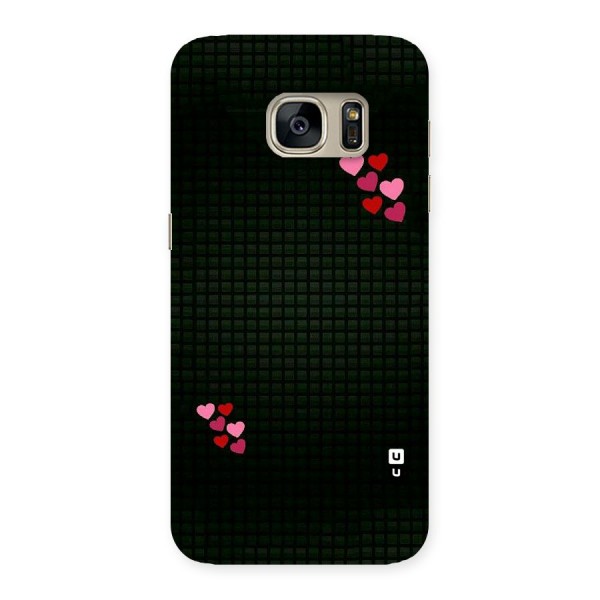 Square and Hearts Back Case for Galaxy S7