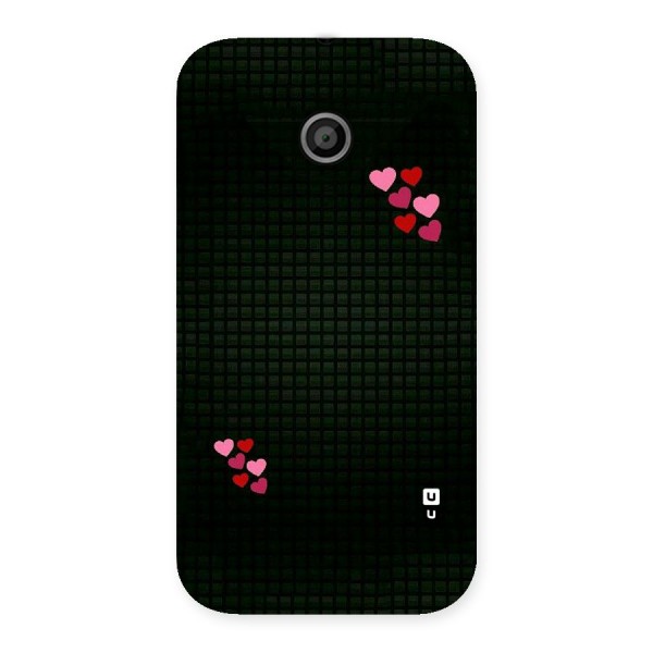 Square and Hearts Back Case for Moto E