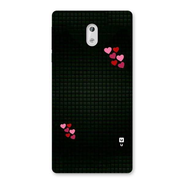 Square and Hearts Back Case for Nokia 3