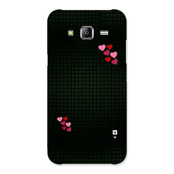 Square and Hearts Back Case for Samsung Galaxy J5