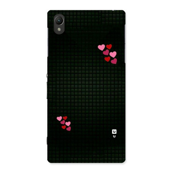 Square and Hearts Back Case for Sony Xperia Z1