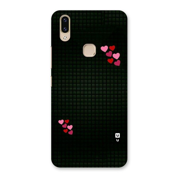 Square and Hearts Back Case for Vivo V9