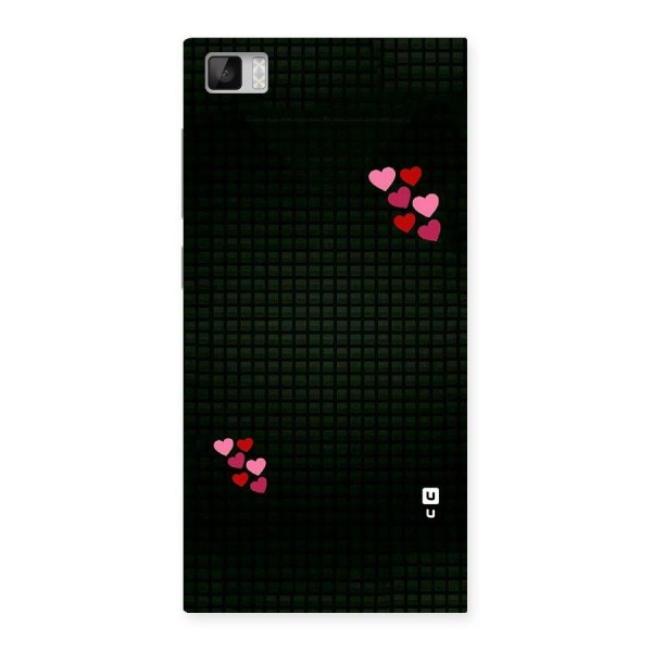 Square and Hearts Back Case for Xiaomi Mi3