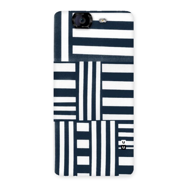 Square  Stripes Back Case for Canvas Knight A350