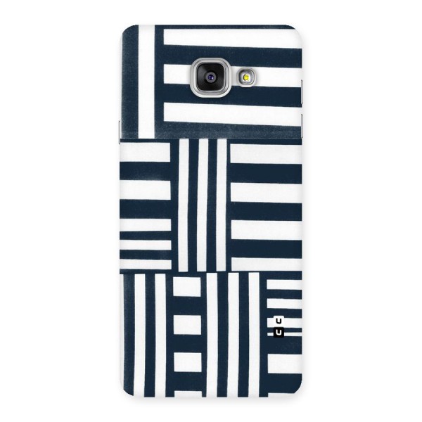 Square  Stripes Back Case for Galaxy A7 2016