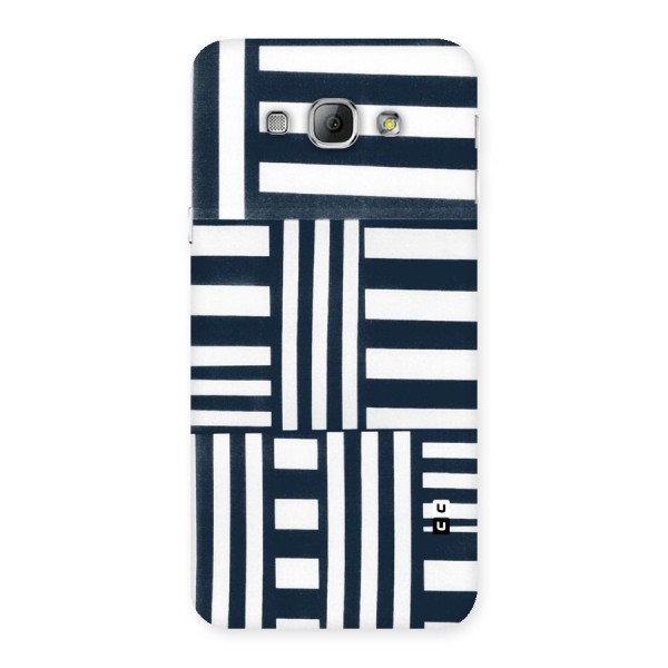 Square  Stripes Back Case for Galaxy A8