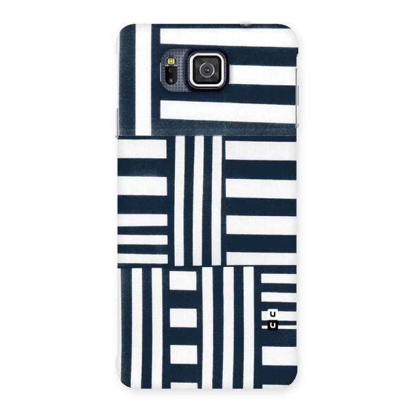 Square  Stripes Back Case for Galaxy Alpha