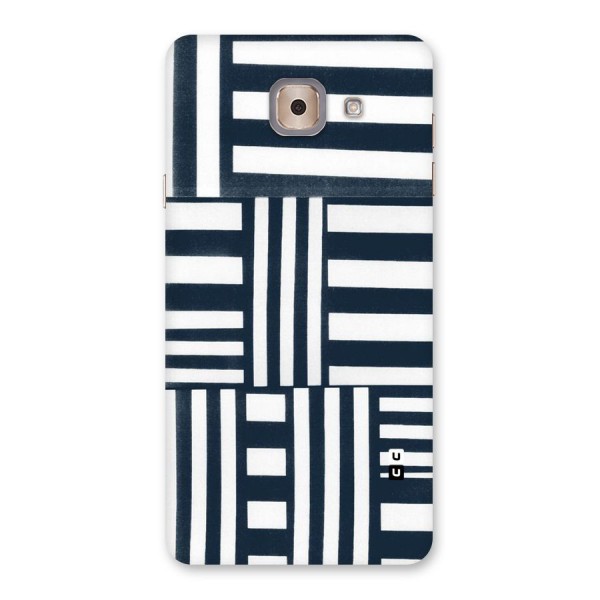 Square  Stripes Back Case for Galaxy J7 Max