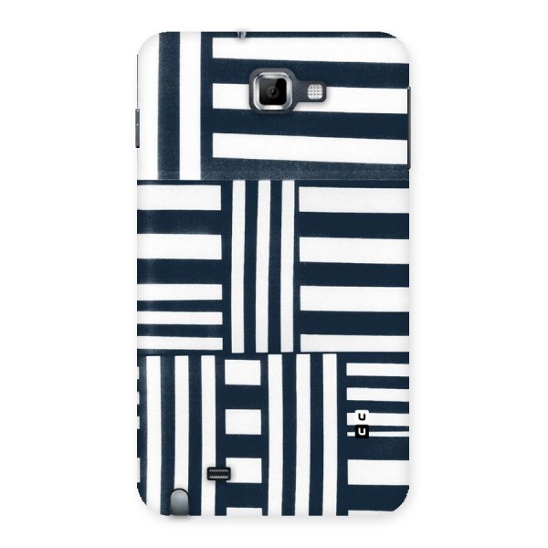 Square  Stripes Back Case for Galaxy Note