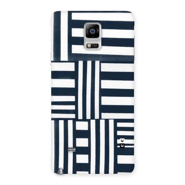 Square  Stripes Back Case for Galaxy Note 4