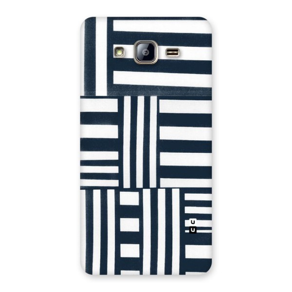 Square  Stripes Back Case for Galaxy On5