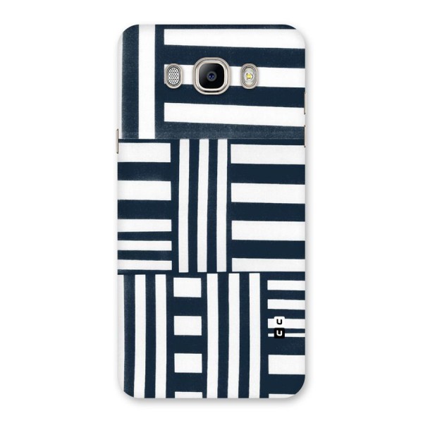 Square  Stripes Back Case for Galaxy On8