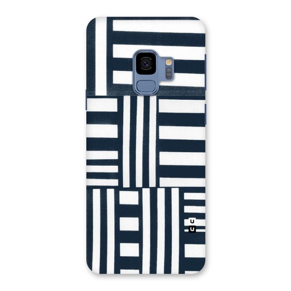 Square  Stripes Back Case for Galaxy S9