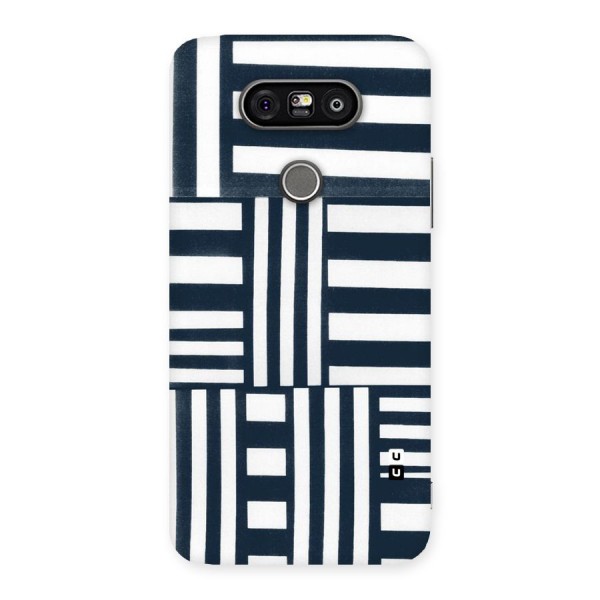 Square  Stripes Back Case for LG G5